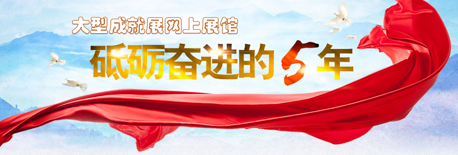 大型成就展网上展馆“砥砺奋进的5年”